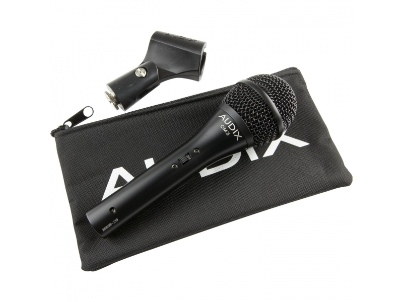 AUDIX OM3s Mikrofon dynamiczny z wyłącznikiem